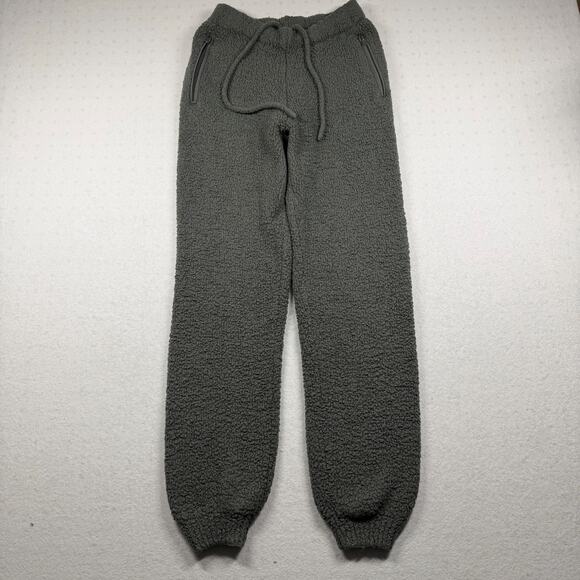 SKIMS Pants - SKIMS Cozy Knit Jogger XXS/XS Green Lounge Pants Soft Fleece Drawstring Waist